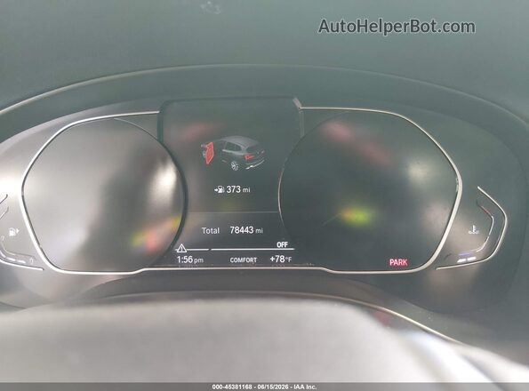 5UX53DP0XN9L69749 2022 BMW X3 Black Vista de los asientos traseros