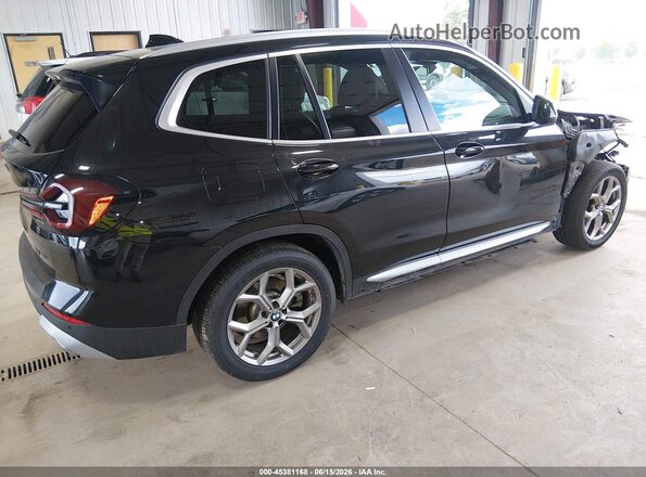 5UX53DP0XN9L69749 2022 BMW X3 Black Trasero derecho
