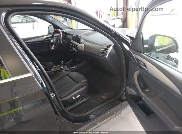5UX53DP0XN9L69749 2022 BMW X3 Black Vista interior delantera