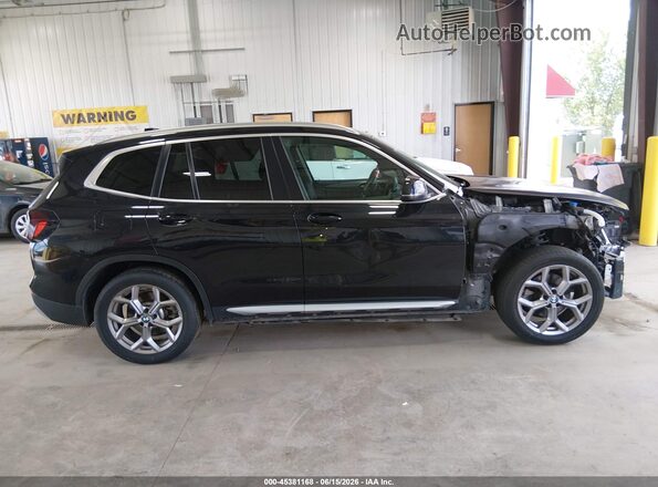 5UX53DP0XN9L69749 2022 BMW X3 Black Vista interior de 360 grados