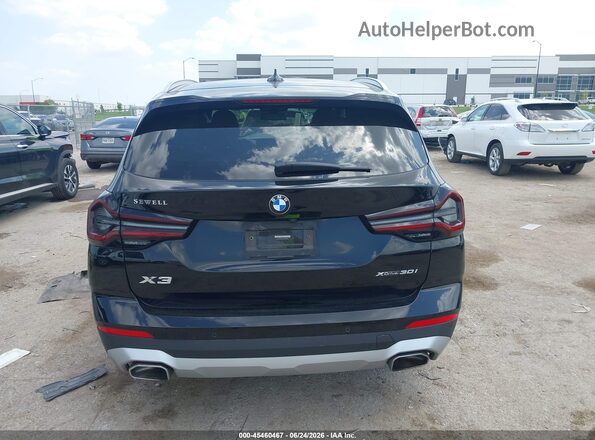 5UX53DP0XN9L80086 2022 BMW X3 Black 