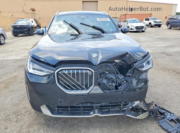 5UX53GP00S9104416 2025 BMW X3 Black Вид спереду