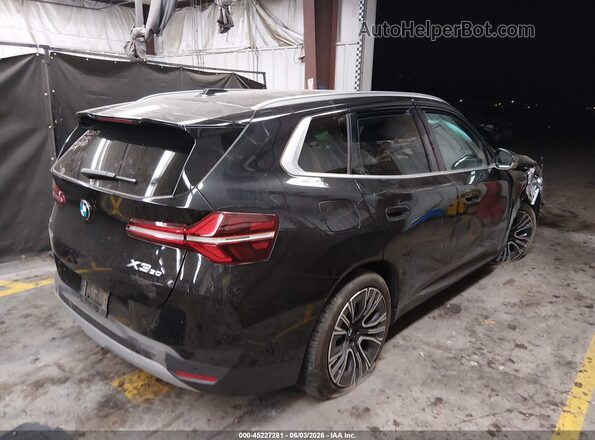 5UX53GP01S9043299 2025 BMW X3 Black Հետևի աջ