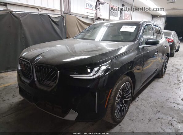 5UX53GP01S9043299 2025 BMW X3 Black Առջևի ձախ երեք քառորդ տեսարան