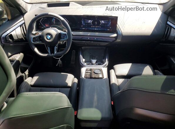 5UX53GP01S9127994 2025 BMW X3 Black Առջևի վահանակի տեսք