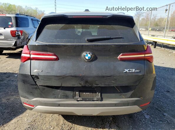 5UX53GP02S9Z97723 2025 BMW X3 Black Հետևի տեսք