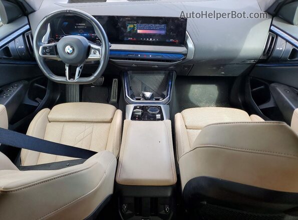 5UX53GP03S9Y62024 2025 BMW X3 Black წინა პანელის ხედი