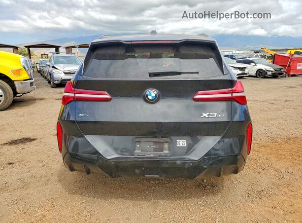 5UX53GP03S9Y62024 2025 BMW X3 Black უკანა ხედი