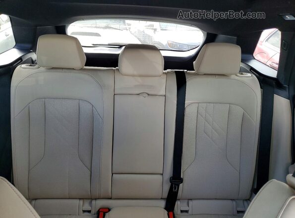 5UX53GP03S9Y62024 2025 BMW X3 Black უკანა სავარძლების ხედი