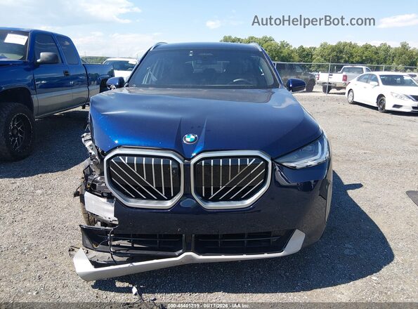 5UX53GP03S9Y63867 2025 BMW X3 Blue ხელსაწყოთა პანელის ხედი