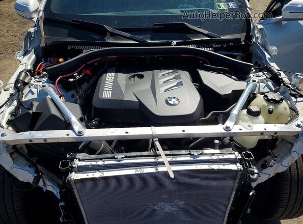 5UX53GP04S9Z66506 2025 BMW X3 White Engine compartment view