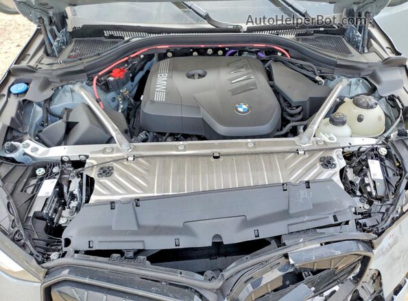 5UX53GP05S9102709 2025 BMW X3 Gray Widok wnętrza z tyłu