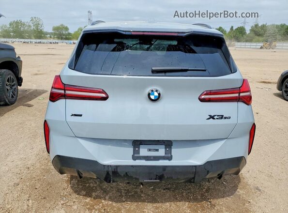 5UX53GP05S9102709 2025 BMW X3 Gray Widok z tyłu