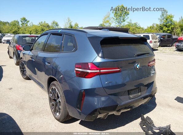 5UX53GP06S9018365 2025 BMW X3 Blue უკანა მარცხენა