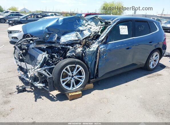 5UX53GP07S9073181 2025 BMW X3 Blue Передня ліва чверть