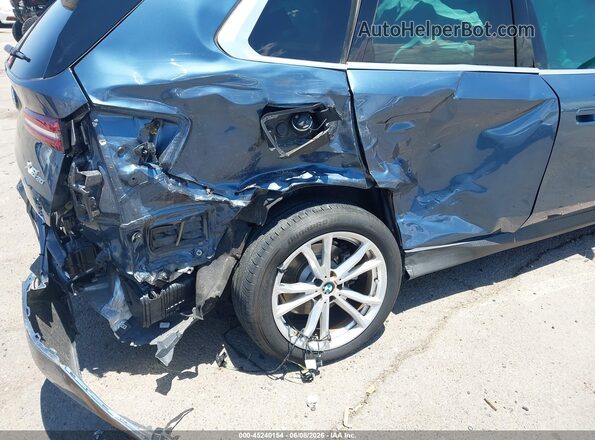 5UX53GP07S9073181 2025 BMW X3 Blue Вид панелі приладів