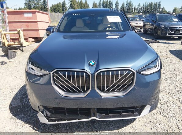 5UX53GP07T9251396 2026 BMW X3 Blue უკანა სალონის ხედი