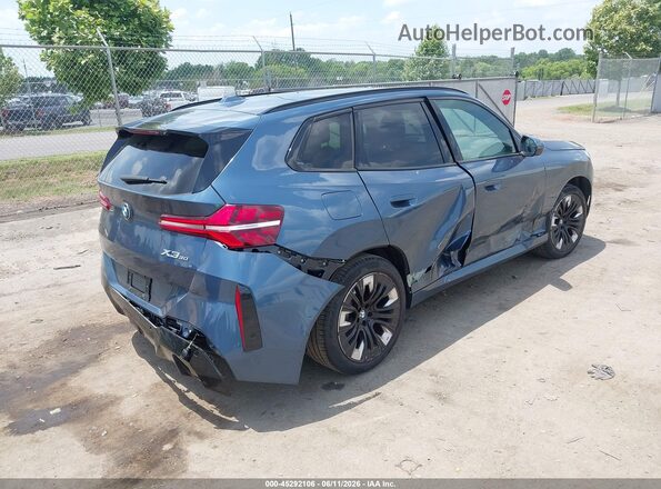 5UX53GP08S9Z53015 2025 BMW X3 Blue Rear right