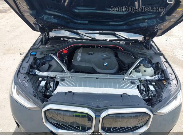 5UX53GP08S9Z53015 2025 BMW X3 Blue Rear view