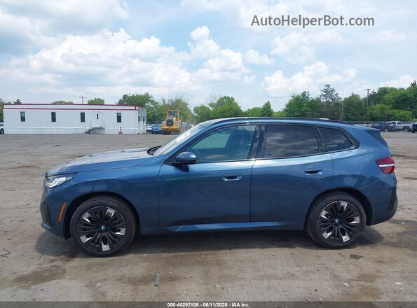 5UX53GP08S9Z53015 2025 BMW X3 Blue 360 interior view