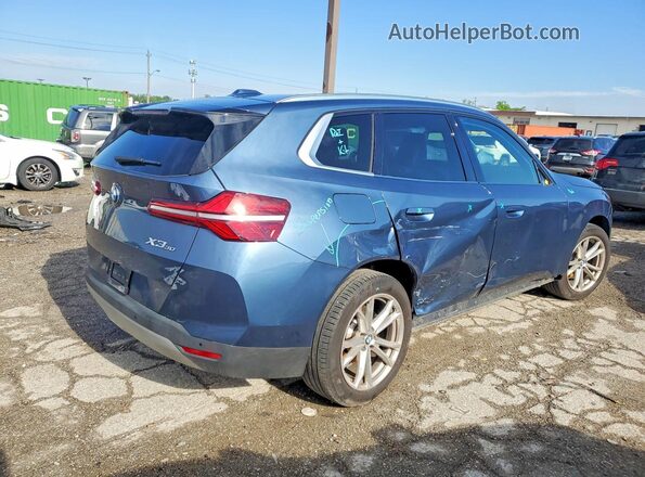5UX53GP09S9001687 2025 BMW X3 Blue Tył prawy