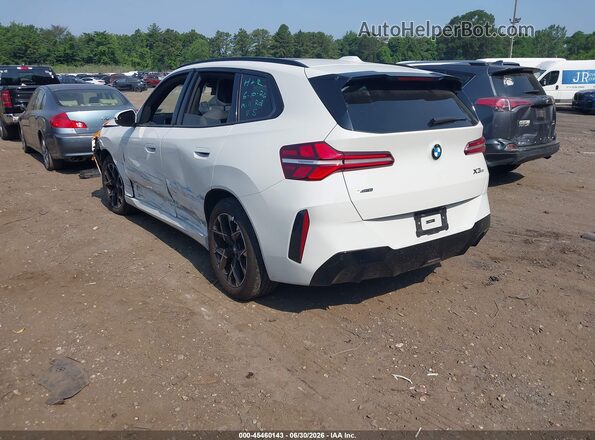 5UX53GP09S9015430 2025 BMW X3 White უკანა მარცხენა