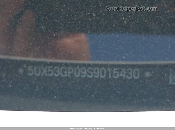 5UX53GP09S9015430 2025 BMW X3 White 