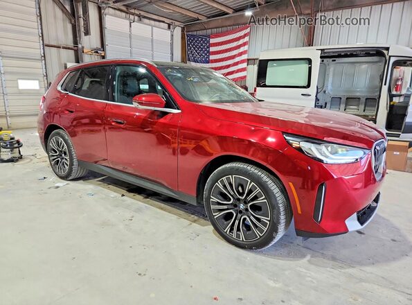 5UX53GP09S9031191 2025 BMW X3 Red წინა მარჯვენა