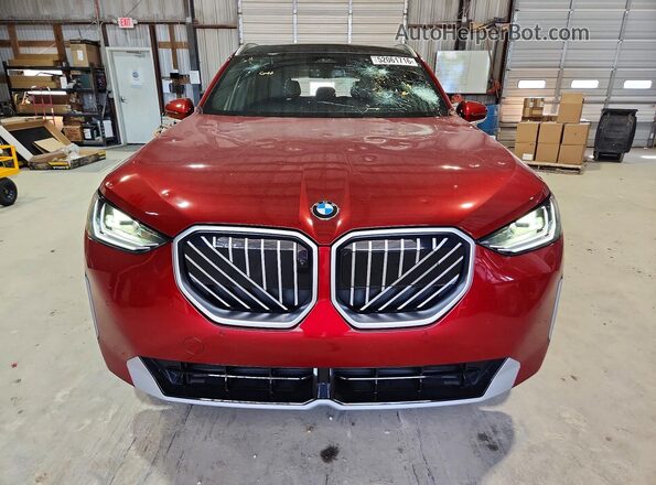 5UX53GP09S9031191 2025 BMW X3 Red წინა ხედი