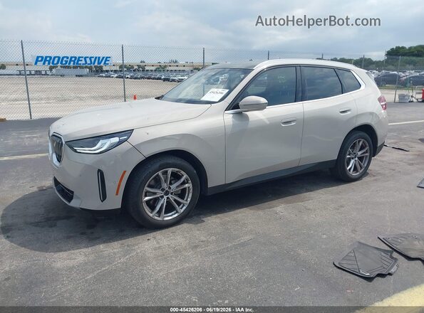 5UX53GP09S9032728 2025 BMW X3 Бежевый Передняя левая четверть