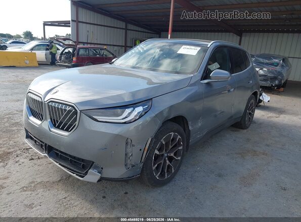 5UX53GP09S9114944 2025 BMW X3 Серый Передняя левая четверть