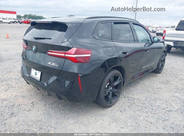 5UX53GP0XS9132692 2025 BMW X3 Black Задня права чверть