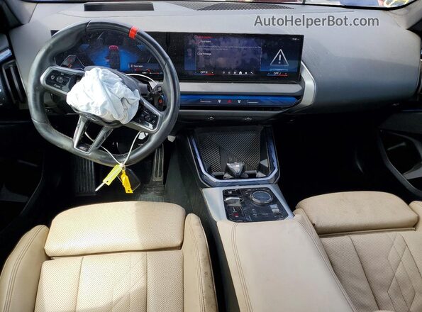 5UX73GP07S9Y12736 2025 BMW X3 Blue Dashboard view