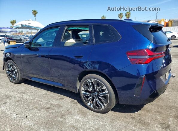 5UX73GP07S9Y12736 2025 BMW X3 Blue Rear left
