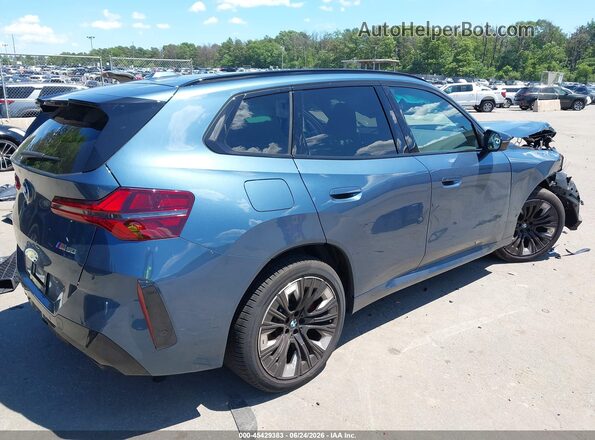 5UX73GP09S9100258 2025 BMW X3 Blue Tył prawy