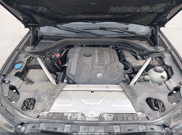 5UX83DP01N9J46500 2022 BMW X3 Black Widok z tyłu
