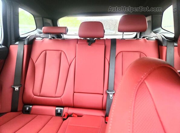 5UX83DP02P9P97377 2023 BMW X3 Gray Rear seats view