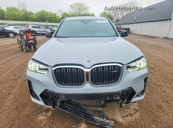 5UX83DP02P9P97377 2023 BMW X3 Gray Front view