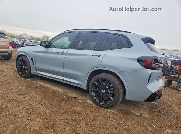 5UX83DP02P9P97377 2023 BMW X3 Gray Rear left