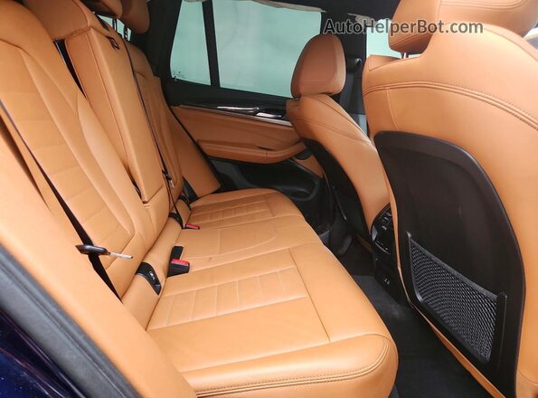 5UX83DP04P9P74134 2023 BMW X3 Синий Вид задней части салона