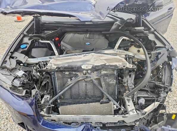 5UX83DP04P9P74134 2023 BMW X3 Синий Вид подкапотного пространства