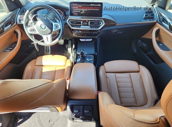 5UX83DP06N9J72316 2022 BMW X3 Белый Вид панели приборов