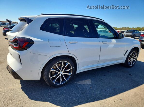 5UX83DP06N9J72316 2022 BMW X3 Белый Задняя правая четверть
