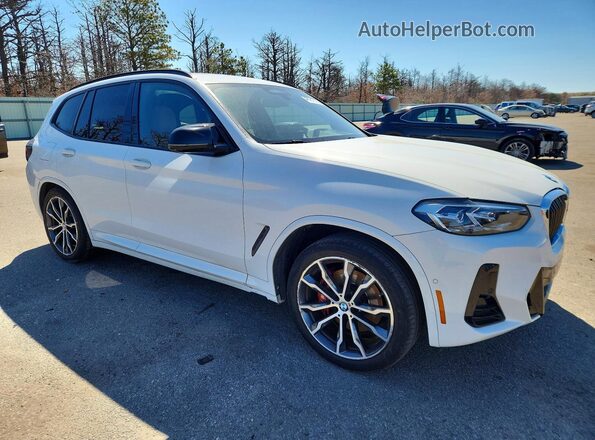 5UX83DP06N9J72316 2022 BMW X3 Белый Передняя правая четверть