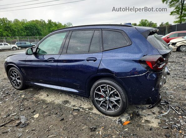 5UX83DP07P9R09851 2023 BMW X3 Blue Հետևի ձախ