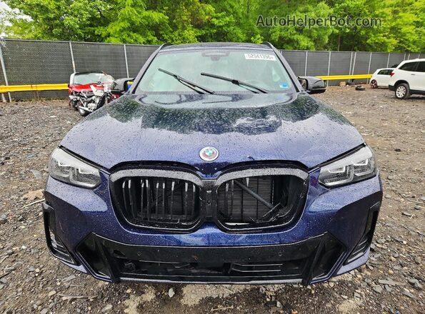 5UX83DP07P9R09851 2023 BMW X3 Blue Դիմացի տեսք