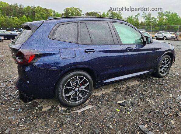 5UX83DP07P9R09851 2023 BMW X3 Blue Հետևի աջ