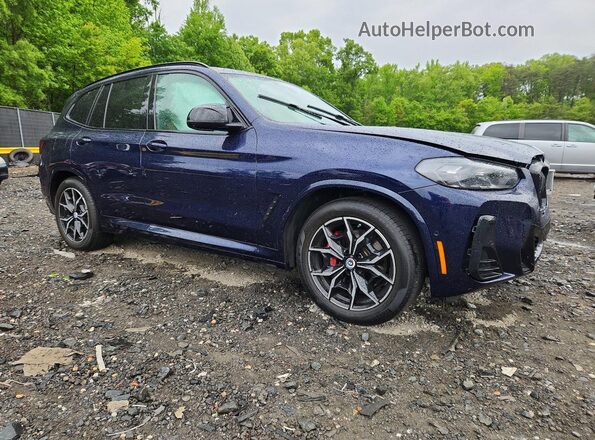 5UX83DP07P9R09851 2023 BMW X3 Blue Առջևի աջ