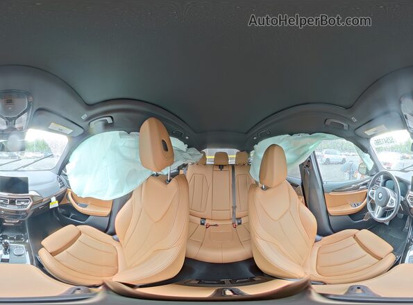5UX83DP07P9R09851 2023 BMW X3 Blue Սալոնի 360 աստիճան տեսք