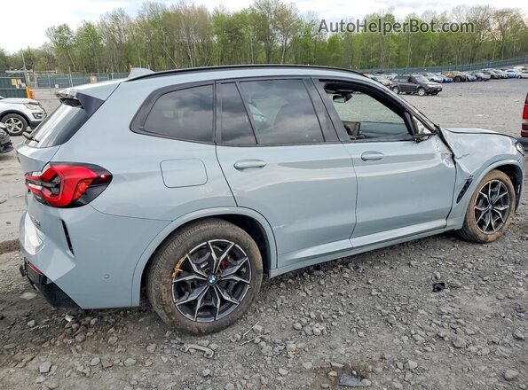 5UX83DP08N9J90896 2022 BMW X3 Blue Tył prawy